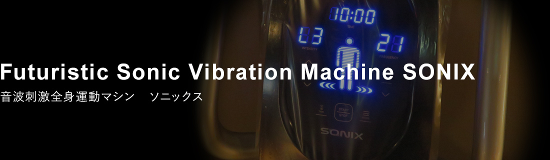 Futuristic Sonic Vibration Machine SONIX 音波刺激全身運動マシン　ソニックス