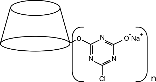 Fig. 1. Structure of MCT-β-CD.