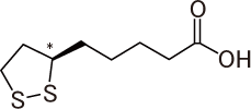 Fig. 2. Structures of α-Lipoic acid