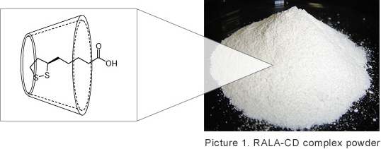 Fig. 3. Image of RALA-CD complex