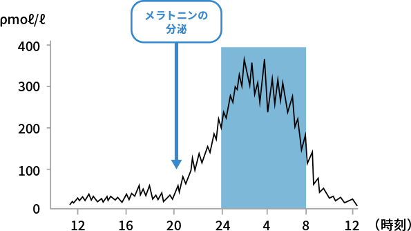 図4. 体内時計　～セロトニンとメラトニンの関与～