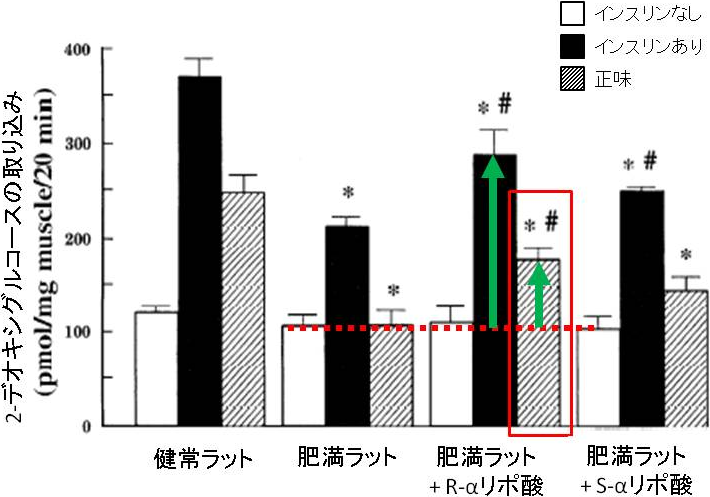 図1. 骨格筋での2-デオキシグルコースの取り込み