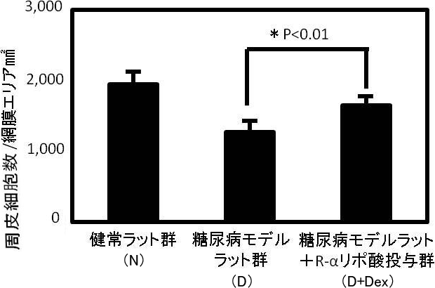 図1. 周皮細胞数の変化