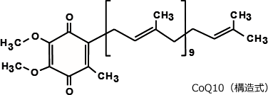 CoQ10（構造式）